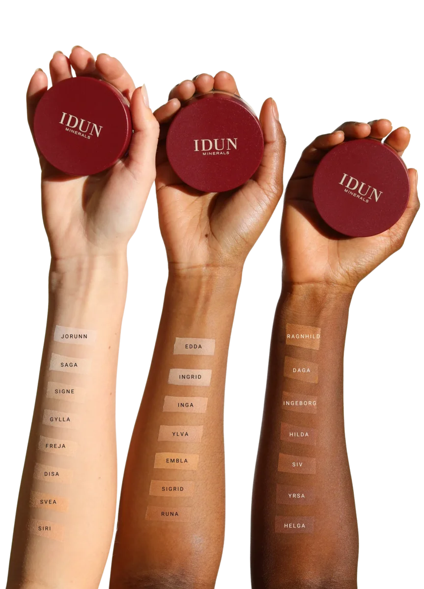 IDUN Minerals Mineral Powder Foundation Saga Neutral Light (7 G) - Afbeelding 4