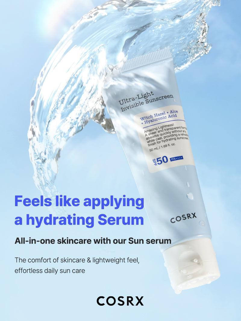 COSRX Ultra Light Invisible Sunscreen SPF50 PA++++ (50 ML) - Afbeelding 3