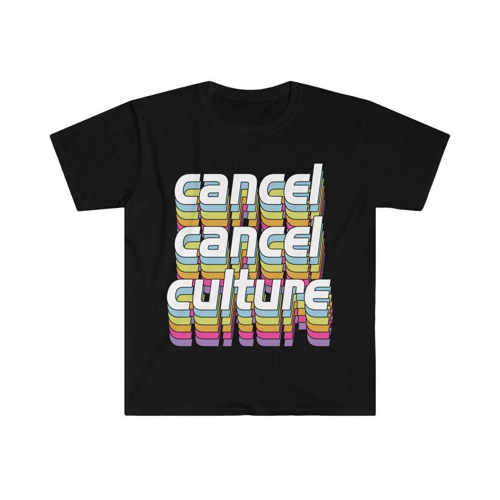 Cancel Cancel Culture T-Shirts, Anti Cancel Culture, Freedom Of Speech First Amendment Tee | Right To Opinion| Speak Your Truth, Not Woke - Afbeelding 2