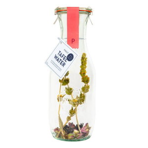 Zomers Tafelwater Karaf – roos, bergthee & hibiscus