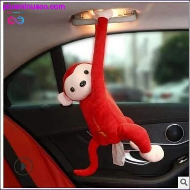 Creative Cartoon Monkey Home Office Car Hanging Paper Napkin - Afbeelding 9