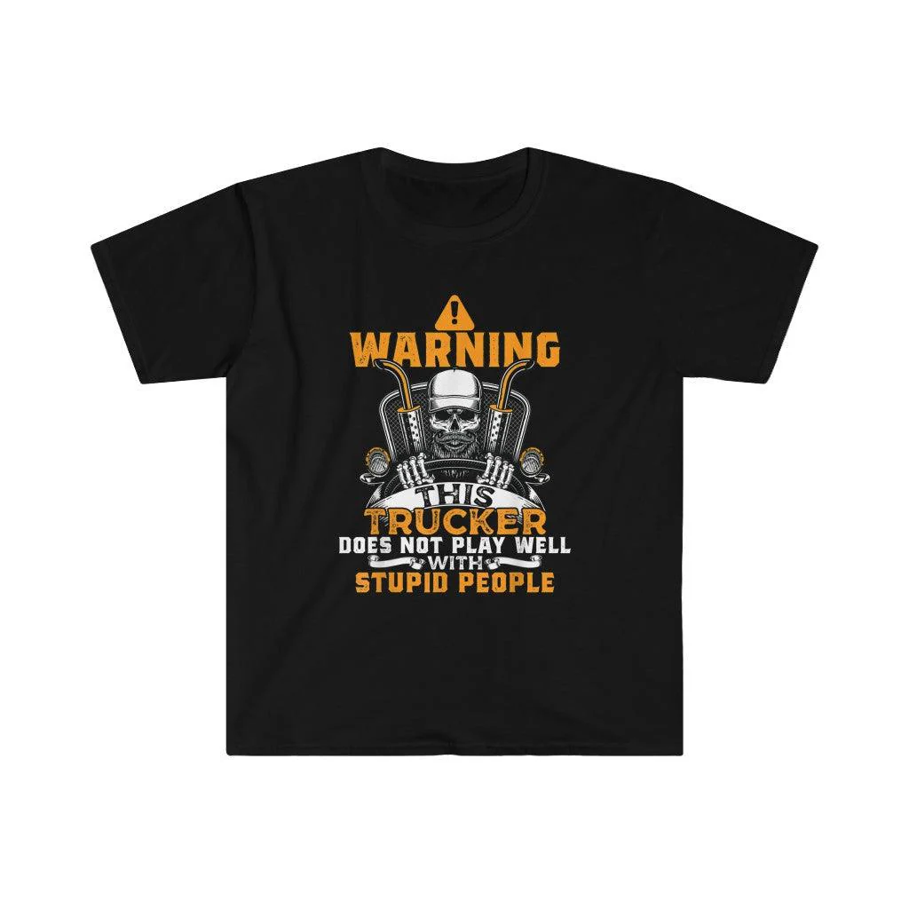 Funny Trucker Truck Driver Trucking Dads Father Men Gift T-Shirts, fathers day gift, Supper Dad shirt - Papa shirt - Daddy shirt - Afbeelding 2
