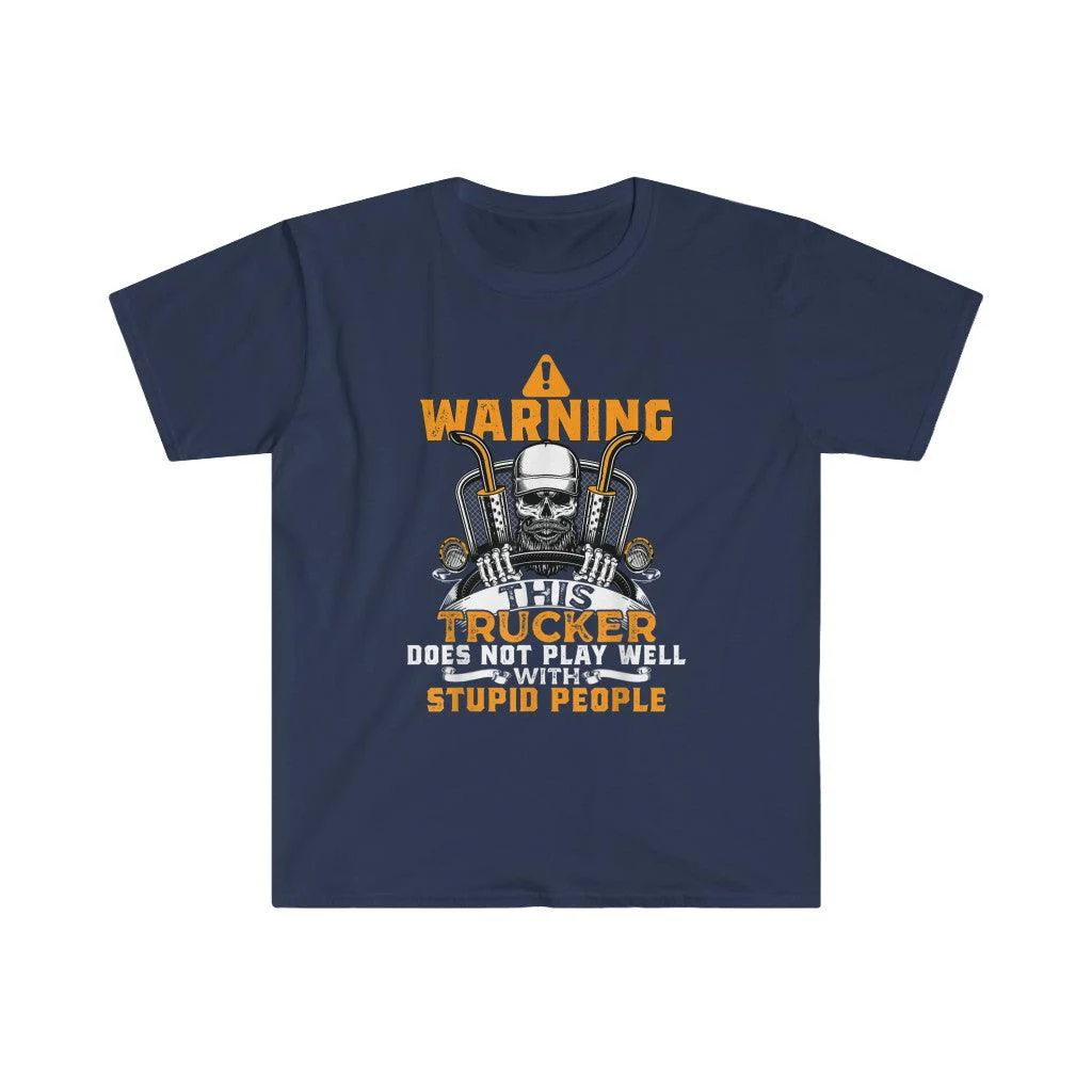 Funny Trucker Truck Driver Trucking Dads Father Men Gift T-Shirts, fathers day gift, Supper Dad shirt - Papa shirt - Daddy shirt - Afbeelding 3