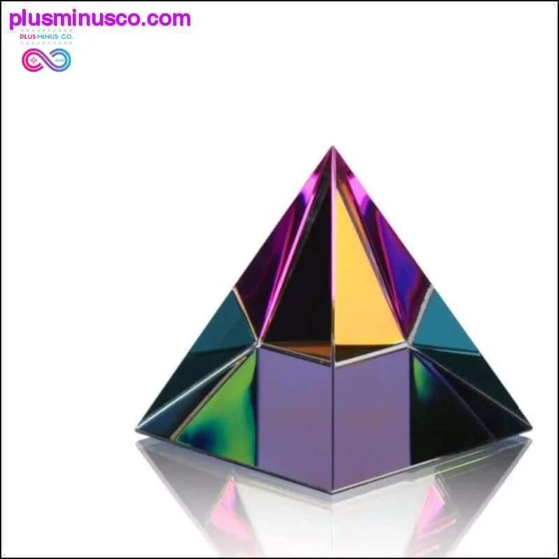 HD 2'' Egyptian Crystal Pyramid Home Decor Energy Healing - Afbeelding 2