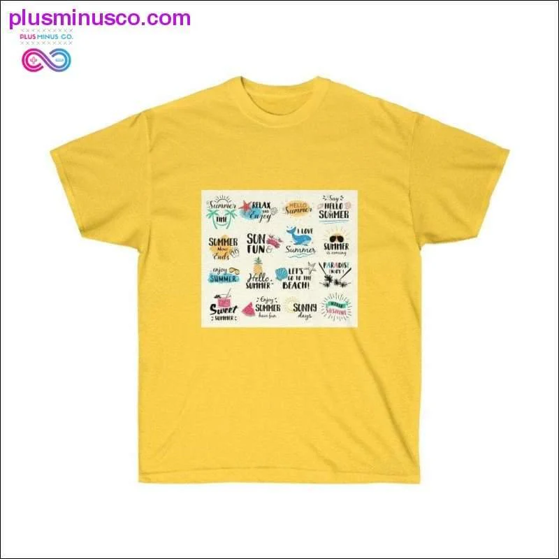 Hello Summer Unisex Ultra Cotton Tee - Afbeelding 2