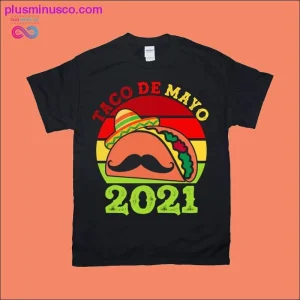 Snor | Taco de Mayo 2021 | Retro zonsondergang T-shirts