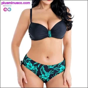 Plus Size Push Up Women Beach Wear Swimsuit