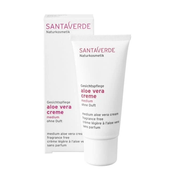 Santeverde Aloe vera cream medium parfumvrij (30 ML)