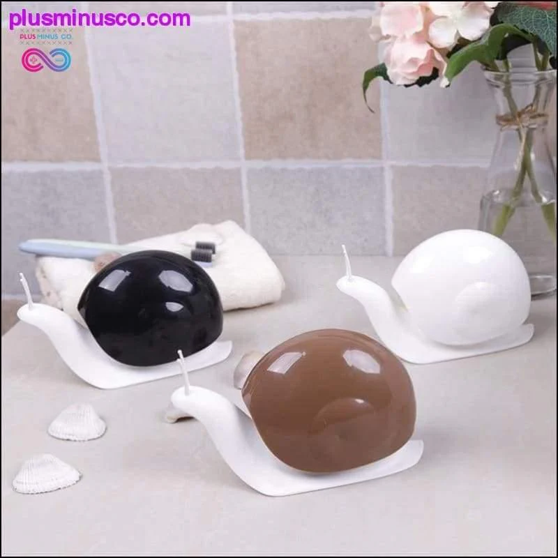 Snail Shaped Liquid Soap Dispensers Press at Plusminusco.com